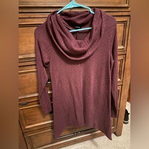 Alyx Women's Burgundy Cowl Neck Sweater